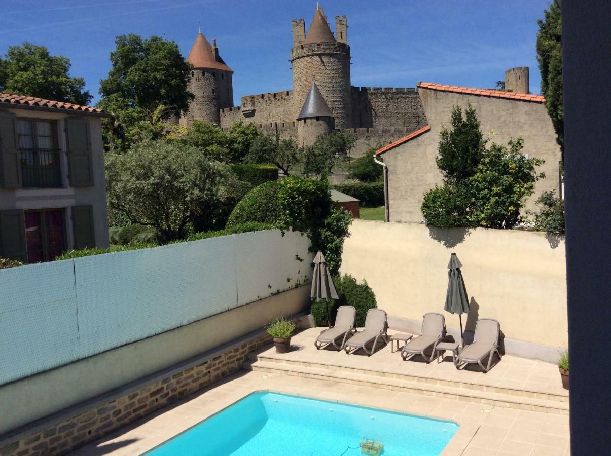 Hotel L'Aragon Carcassonne Bagian luar foto